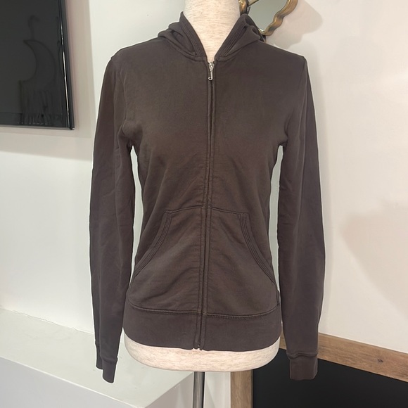 Juicy Couture Brown Zip Up Hoodie Medium - Picture 2 of 9